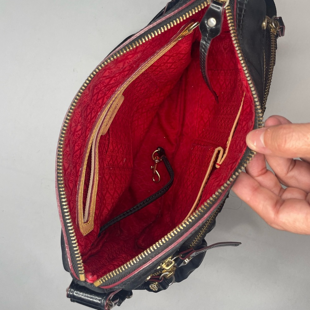 MZ Wallace Mia Paige Bedford Black Messenger Shoulder Bag - Picture 9 of 12